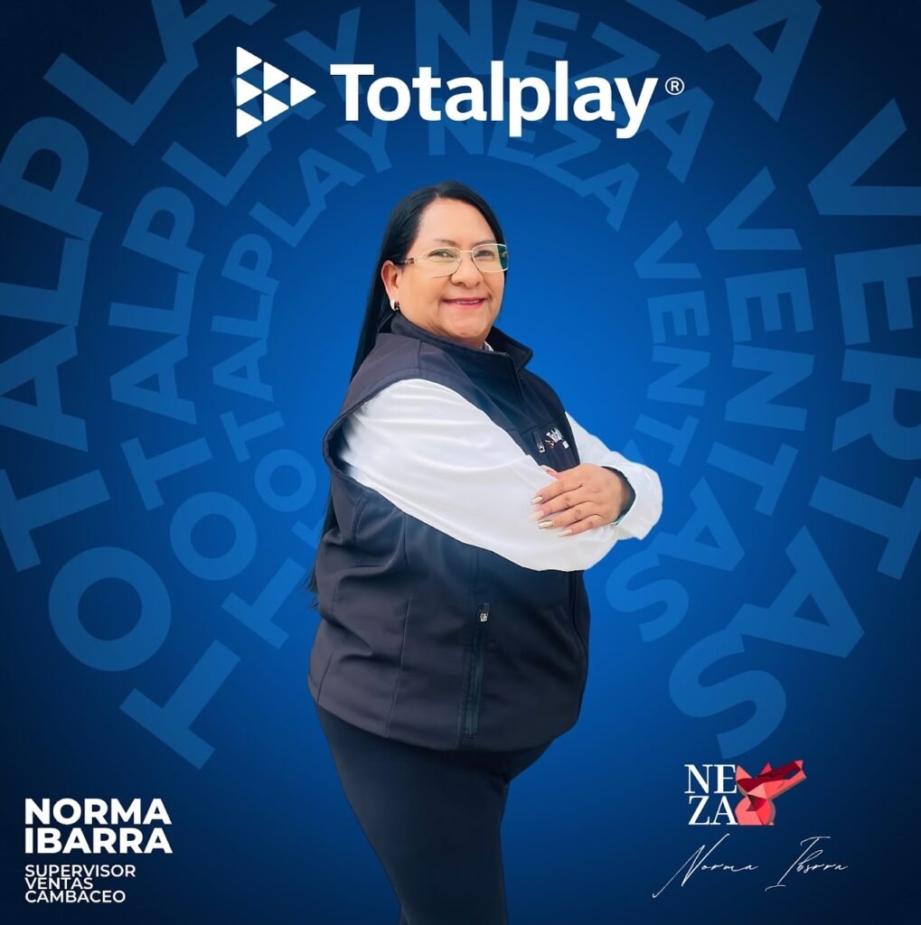 Supervisor de zona en Totalplay Neza, experto en ventas y liderazgo, impulsando a su equipo para lograr resultados sobresalientes en conectividad.